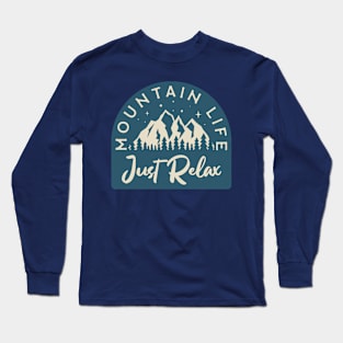 mountain life by trumpkins design Long Sleeve T-Shirt